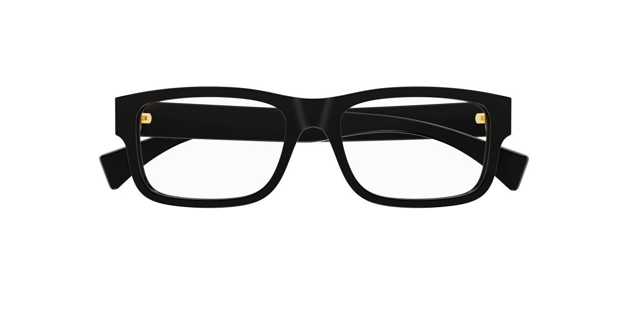 Gucci GG1141O 004 Black Rectangle Men's Eyeglasses