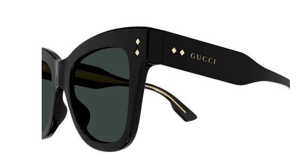 Gucci GG1082S 001 Black/Grey Cat-Eye Women's Sunglasses
