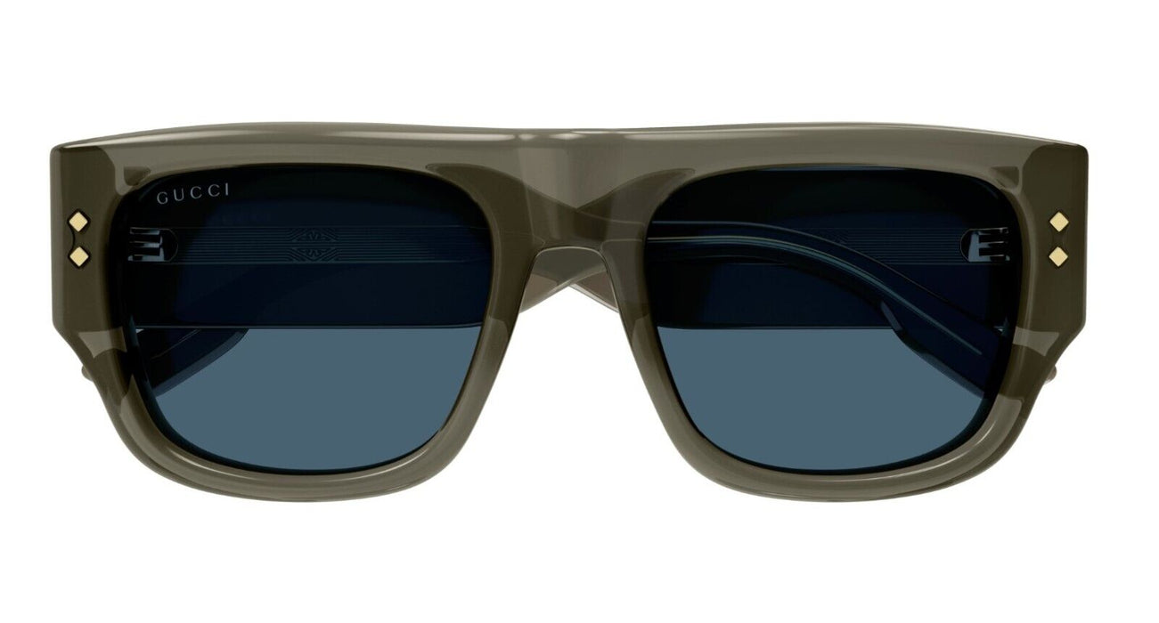 Gucci GG1262S 003 Grey/Blue Narrow flat Men's Sunglasses
