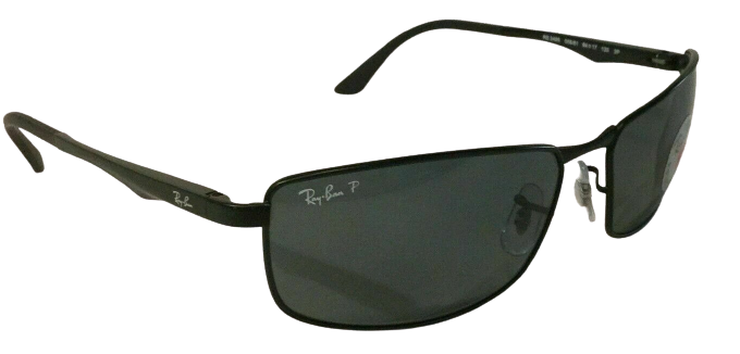 Ray Ban 0RB3498 N/A 006/81 MATTE BLACK Polarized Sunglasses
