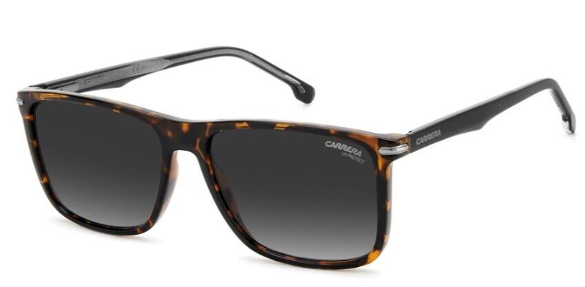 Carrera 298/S 0086/9O Havana/Grey Gradient Rectangle Men's Sunglasses