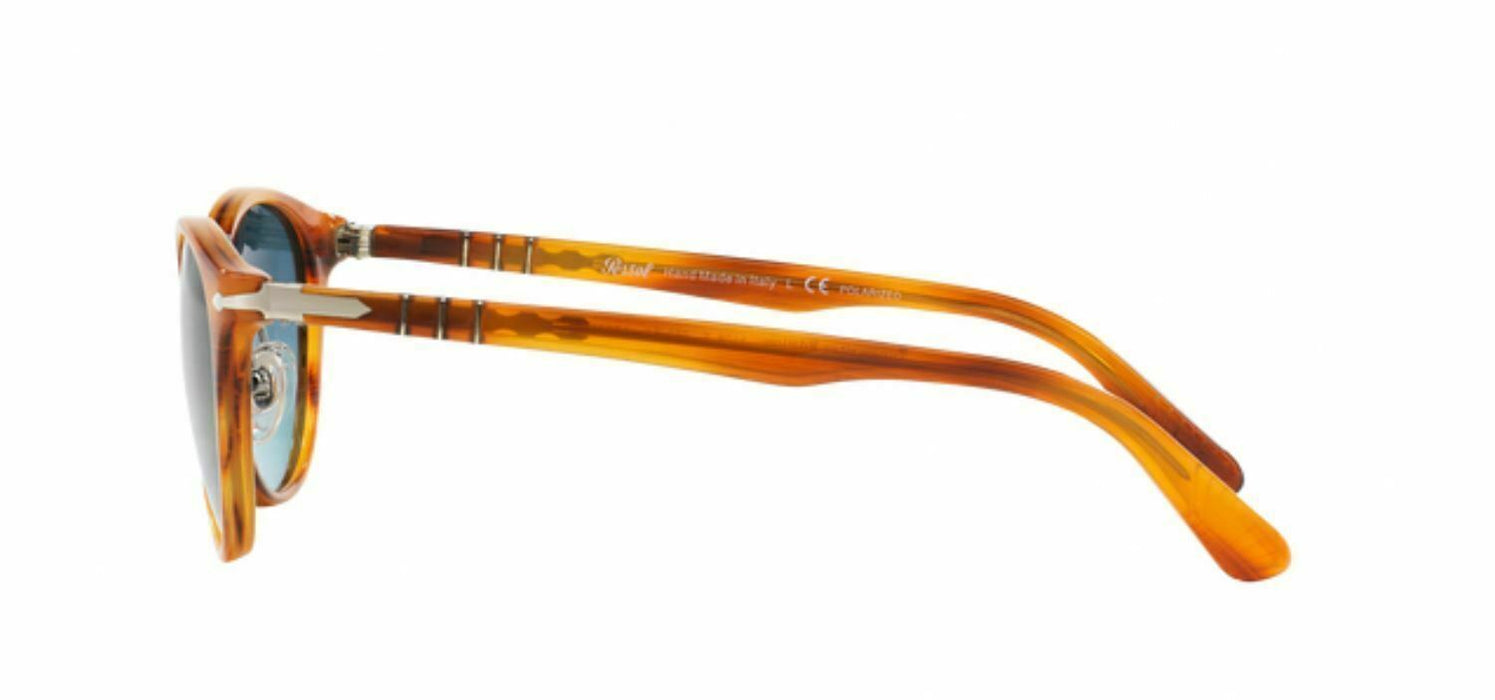 Persol 0PO 3108 S 960/S3 STRIPED BROWN Polarized Sunglasses