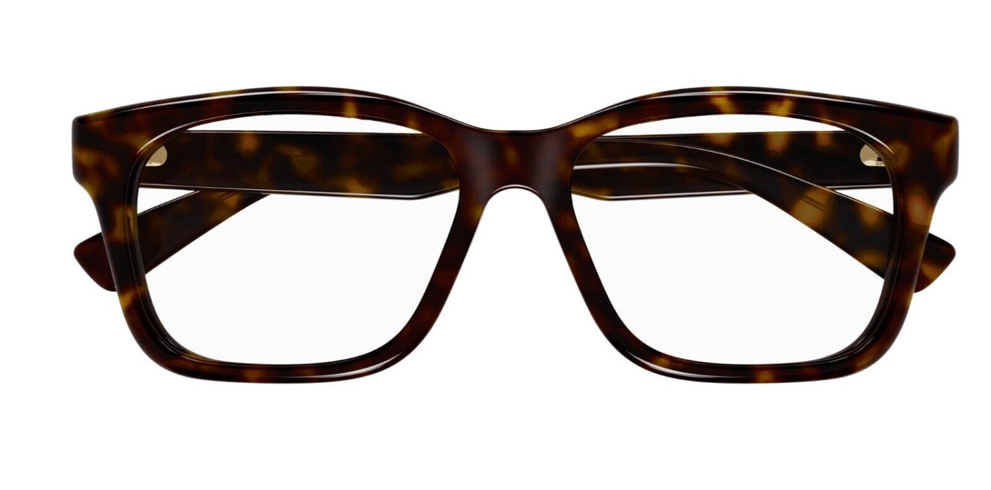 Gucci GG1177O 002 Havana Rectangular Men's Eyeglasses