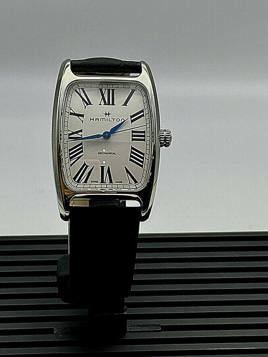 Hamilton Boulton Mechanical Black Leather Men's Watch H13519711