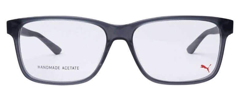 Puma PU0341O 004 Grey-Grey Rectangular Full-Rim Unisex Eyeglasses