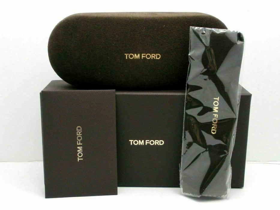 Tom Ford FT 5574 B 001 Black Enamel/Shiny Rose Gold Eyeglasses