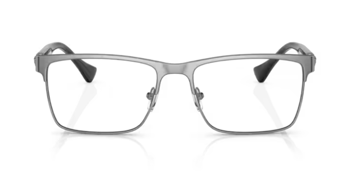 Versace 0VE1285 1001  Gunmetal 56mm Rectangle Men's Eyeglasses