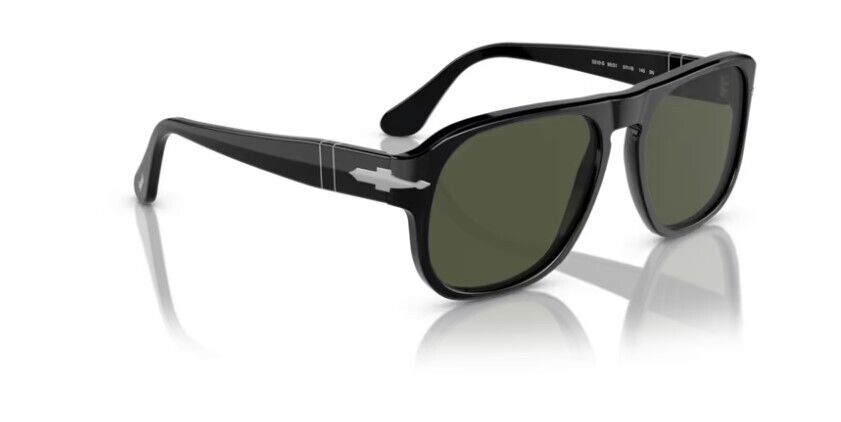 Persol 0PO3310S Jean 95/31 Black/Green Unisex Sunglasses