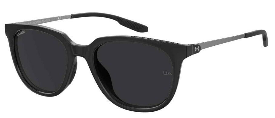 Under Armour UA-CIRCUIT 0807/M9 Black/Grey Polarized Oval Women's Sunglasses