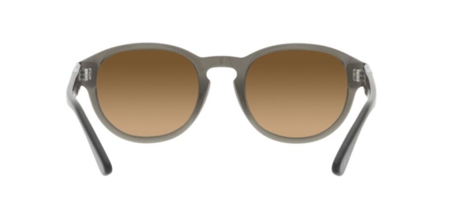 Persol 0PO3304S 1103M2 Grey Taupe Transparent/Brown Polarized Unisex Sunglasses