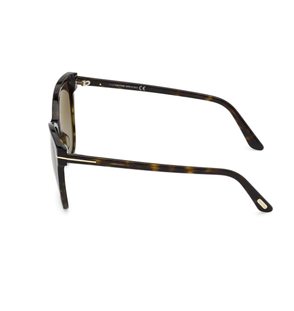 Tom Ford FT 0844-F Ani 52H Dark Havana/Brown Polarized Sunglasses
