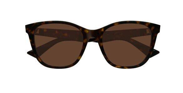 Bottega Veneta BV1151SA 002 Havana/Brown Square Women's Sunglasses