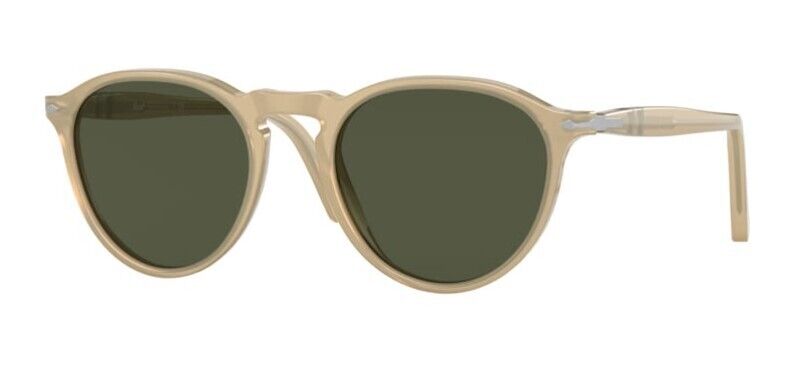 Persol 0PO3286S 116931 Beige Opal/Green Unisex Sunglasses