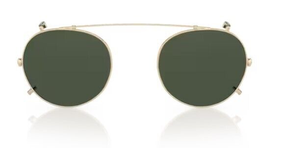 Oliver Peoples 0OV5186CM Gregory peck clip 50359A Gold/Green 50mm Men's Clip On