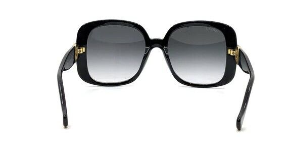 Gucci GG 1029SA 007 Gradient Black/Gray Oversized square Women Sunglasses