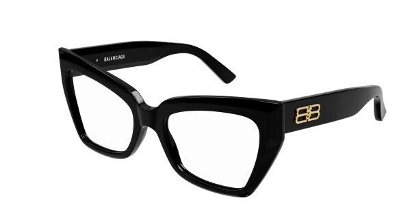 Balenciaga BB0275O 001 Black Cat-Eye Women's Eyeglasses