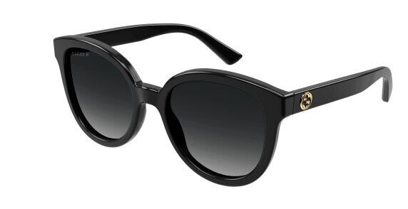 Gucci GG1315S 002 Black/Grey Polarized Cat Eye Women's Sunglasses