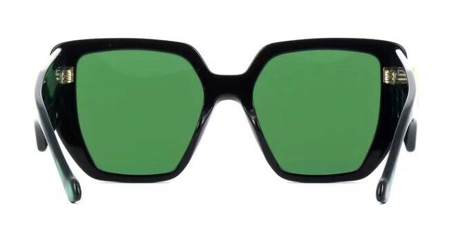 Gucci GG 0956S-001 Black/Green Oversized Geometric Women Sunglasses