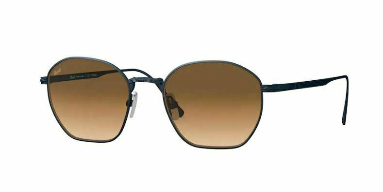 Persol 0PO5004ST 800251 Brushed Navy/Brown Gradient Sunglasses