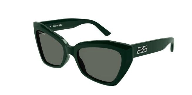Balenciaga BB0271S 004 Green Cat-Eye Women's Sunglasses