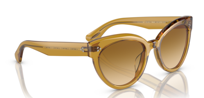 Oliver Peoples OV5355SU - Roella 16732L Gold Gradient 55MM Women's Sunglasses