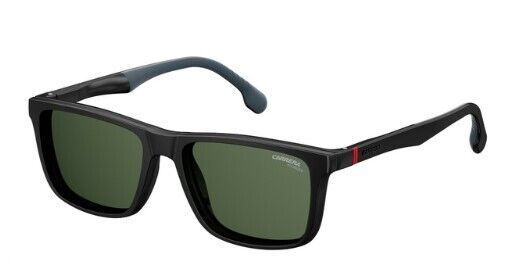 Carrera 4009/CS 0807/UC Black/Green Polarized Rectangle Men's Sunglasses