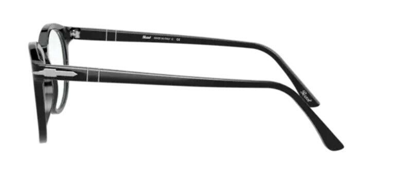 Persol 0PO3259V 95 Black / Silver Unisex Eyeglasses