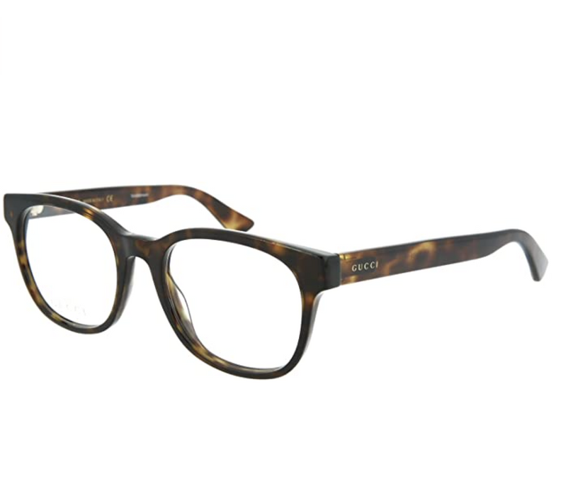 Gucci GG 0005O 011 Havana/Brown Round Men's Eyeglasses
