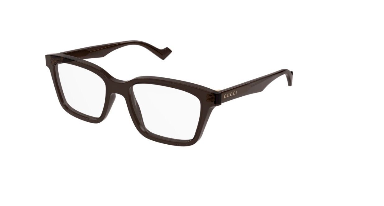 Gucci GG0964O 006 Brown Rectangular Men's Eyeglasses