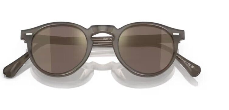 Oliver Peoples 0OV5217S Gregory Peck 14735D Taupe/Chrome Taupe Mirror Sunglasses
