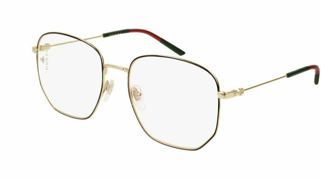Gucci GG 0396O 001 Black/Gold Eyeglasses