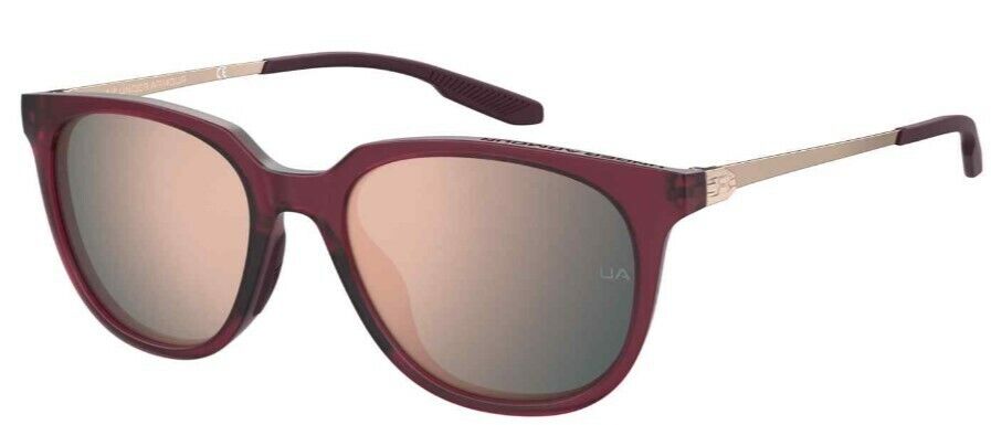 Under Armour UA-CIRCUIT 0IMM/0J Red Crystal/Rose Gold Mirrored Women Sunglasses