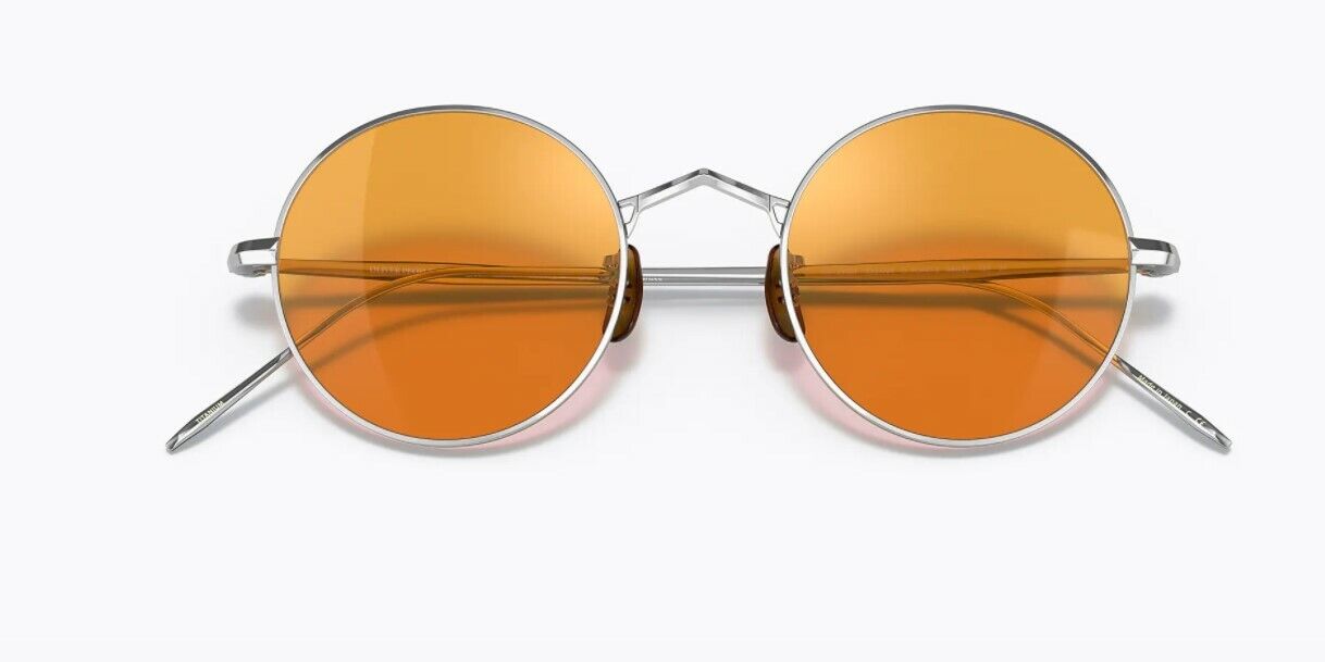 Oliver Peoples 0OV1293ST G. PONTI-3 5254N9 Brushed Chrome  Polarized Sunglasses