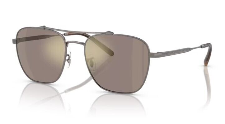 Oliver Peoples 0OV1322ST Marsan 52445D Antique Pewter/Chrome Taupe Sunglasses