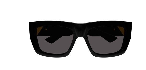 Bottega Veneta BV1178S 001 Black/Grey Rectangular Women's Sunglasses
