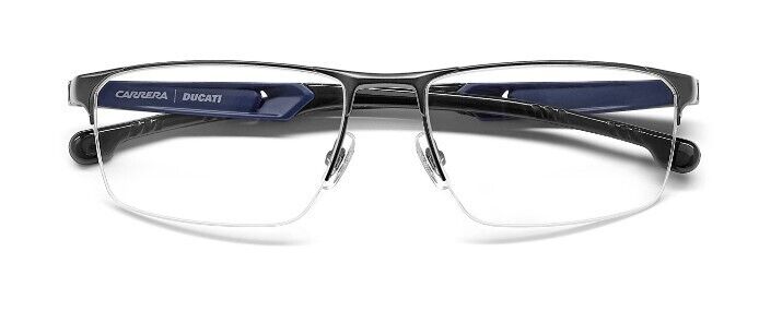 Carrera CARDUC 025 0V6D 00 MTDKRUTBL Ruthenium Blue Rectangular Men's Eyeglasses