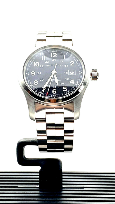Hamilton Khaki Field Automatic Black Dial Silver Men's Watch H70515137