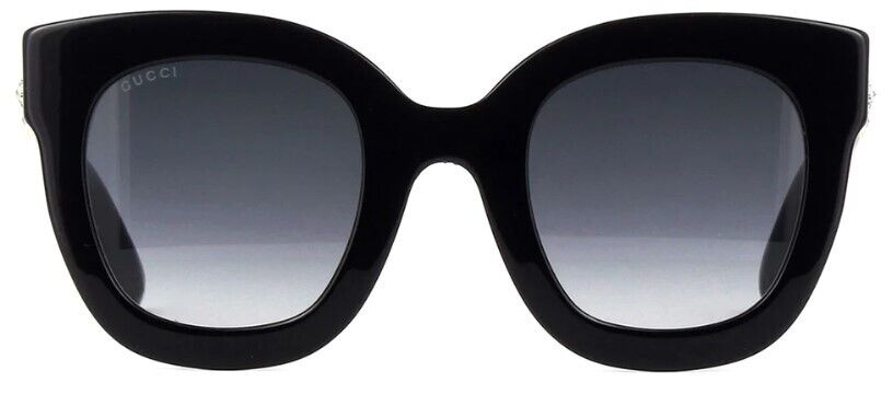 Gucci GG0208S 001 Black/Grey Gradient Square Women's Sunglasses