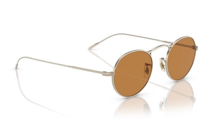 Oliver Peoples 0OV1220S M-4 30th 503553 Gold/Cognac 49mm Round Men's Sunglasses