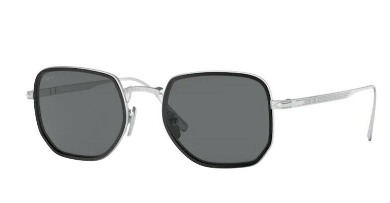 Persol 0PO5005ST 8006B1 Silver/Black Unisex Sunglasses