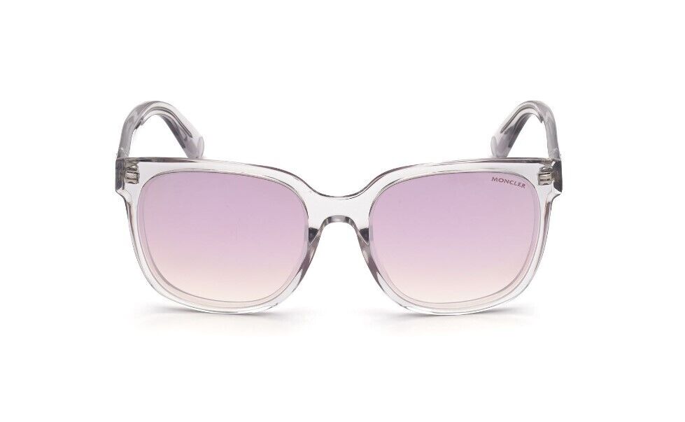 Moncler Biobeam ML0198 20C Light Grey/Smoke Silver lenses Women's Sunglasses