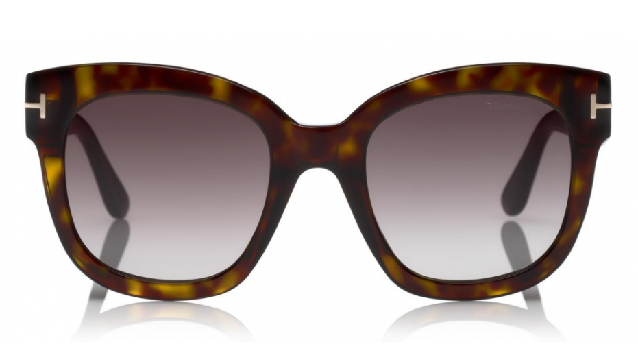 Tom Ford FT 0613 Beatrix-02 52T Dark Havana/Burgundy Sunglasses