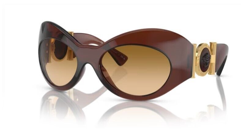 Versace 0VE4462 54462L Brown/ Yellow Gradient Wide Cat Eye Women's Sunglasses
