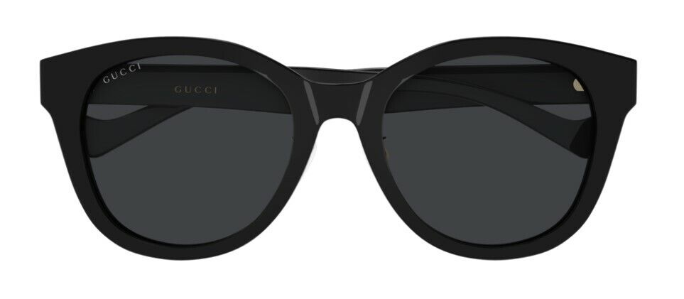 Gucci GG 1002SK-001 Black/Black Gray Full Rim Round Women Sunglasses