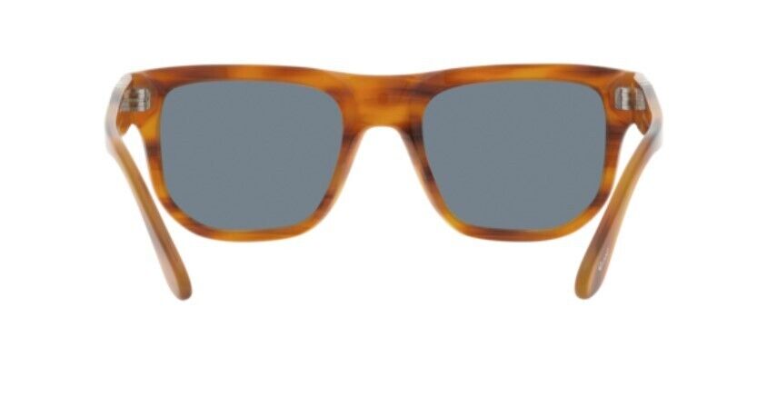 Persol 0PO3306S 960/56 Striped Brown/Light Blue Unisex Sunglasses
