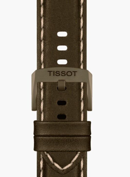 Tissot Chrono XL Khaki Dial Leather Strap Watch T1166173609200