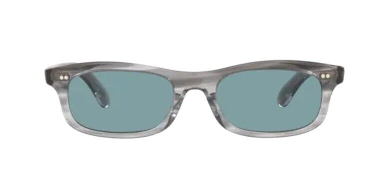 Oliver Peoples 0OV5484SU FAI 1737P1 Grey Texture/Teal Polarized Sunglasses