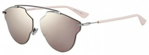 Christian Dior SoRealPop 03YZ/SQ Palladium Pink Mirrored Sunglasses