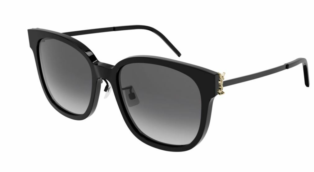 Saint Laurent SL M48S_C/K 002 Black/Grey Gradient Square Women Sunglasses