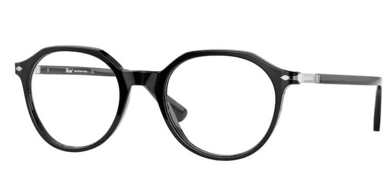 Persol 0PO3253V 95  Black/ Silver Unisex Eyeglasses
